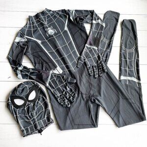 Adult Men's Marvel Spiderman Black Halloween Costume Cosplay - Size Large